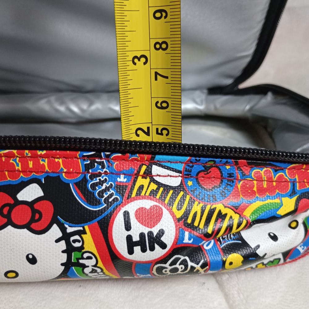 Hello Kitty School Work Insulated Lunch Tote Bag Red - Picture 6 of 8